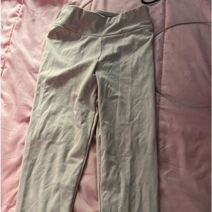 Tan yoga pants